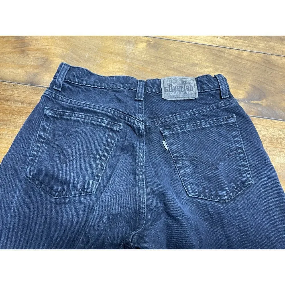 VTG Y2K Levi's Silvertab Jeans Size 28x32 Men's Dark Blue Loose Straight Leg